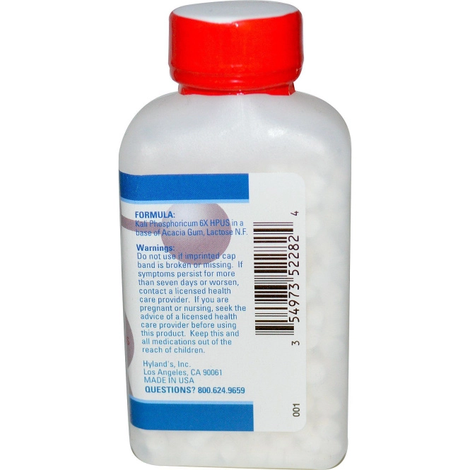 Hyland's Naturals, #6 Кали Фосфорикум, Калия Фосфат 6х, 1000 таблеток