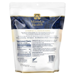 Manuka Health, Леденцы с медом Manuka, натуральный лимон, MGO 400+, 58 леденцов