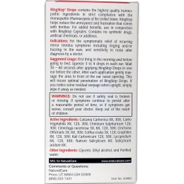 NaturalCare, Капли от звона в ушах, 0.5 жидких унций (15 мл)