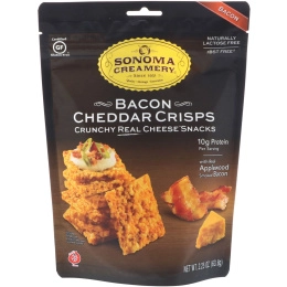 Sonoma Creamery, Крекеры с чеддером, Бекон, 2,25 унц. (63,8 г)