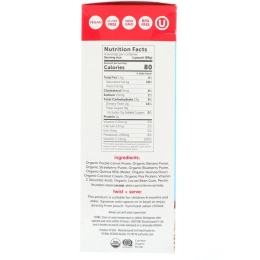 NurturMe, Organic Yogurt Alternative, Purple Carrot + Banana + Berry, 4 Pouches, 3.5 oz (99 g) Each