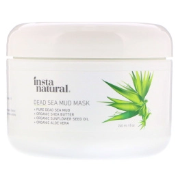 InstaNatural, Маска с грязью Мертвого моря, маска для лица против акне и других кожных дефектов, 240 мл