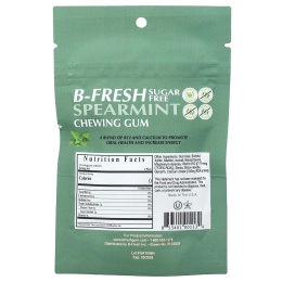 B-Fresh, Жевательная резинка, мята, без сахара, 25 шт. (50 г)