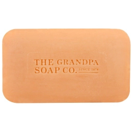 Grandpa's, Кусковое мыло для лица и для тела, очищающее, с розовой глиной, 4,25 унции (120г)