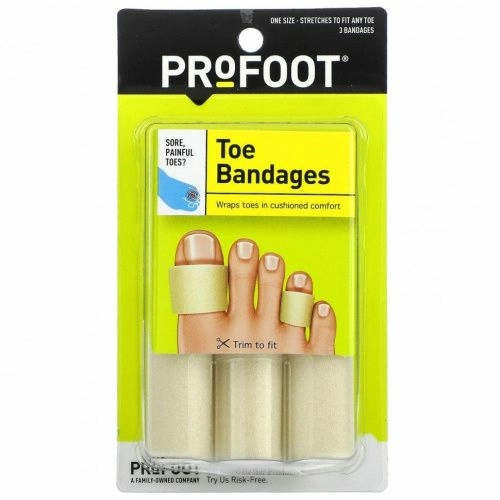 Profoot, Бинты для пальцев, один размер, 3 бинта