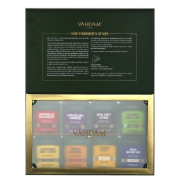 Vahdam Teas, Founder's Select, ассорти чаев, 40 чайных пакетиков, 80 г ,(2,82 унции)