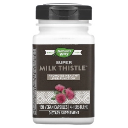 Nature's Way, Super Milk Thistle, 120 веганских капсул