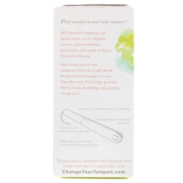 Emerita, Органические хлопковые тампоны с защитной пленкой, средний размер, 16 шт.