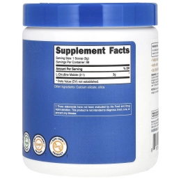 Nutricost, L-цитруллин малат 2: 1, без добавок, 300 г (10,7 унции)