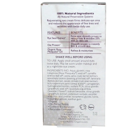 Aubrey Organics, Укрепляющий крем против морщин для кожи вокруг глаз, 0,5 жидких унций (15 мл )