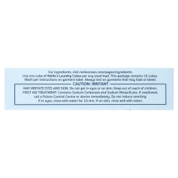 Nellie's, кубики для стирки, средство для стирки без пластика, без запаха, 16 загрузок, 240 г (8,47 унции)