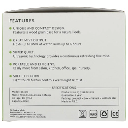 BCL, Be Care Love, Ультразвуковой увлажнитель воздуха, 1 увлажнитель