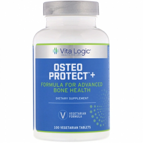 Vita Logic, Osteo Protect Plus, 100 вегетарианских таблеток