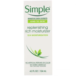 Simple Skincare, Регенерирующий глубоко увлажняющий крем, 4,2 унции (124 мл)
