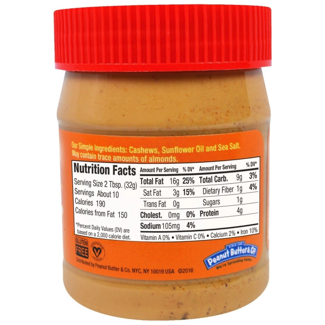 Peanut Butter & Co., "Дружище", паста из кешью, 11 унций (312 г)