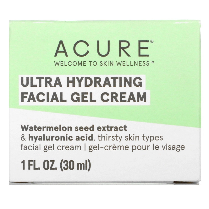 Acure, Ultra Hydrating, Facial Gel Cream, 1 fl oz (30 ml)