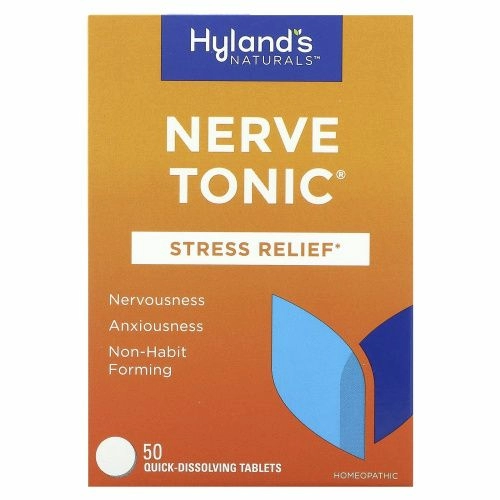 Hyland's Naturals, Тонизирующее средство для нервов 50 таблеток