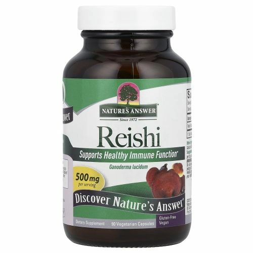 Nature's Answer, Рейши, 500 мг, 90 вегетарианских капсул