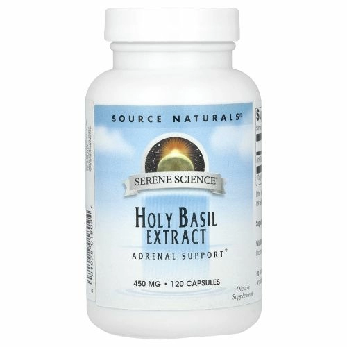 Source Naturals, Базилик, экстракт, 450 мг, 120 капсул