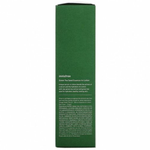 Innisfree, Лосьон с экстрактом семян зеленого чая, 100 мл