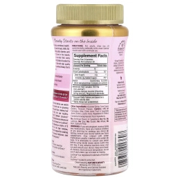 Nature's Bounty, жевательные таблетки для роста волос, со вкусом персика и манго, 60 жевательных таблеток