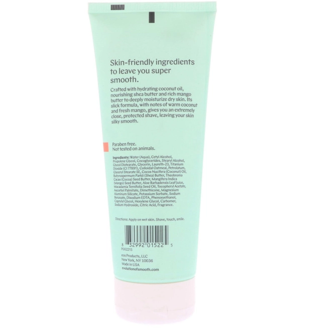 EOS, Крем для бритья, сухая кожа, 207 мл