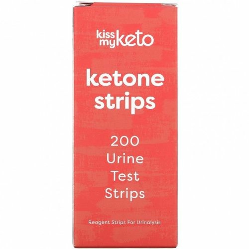 Kiss My Keto, Кетоновые полоски, 200 тест-полосок для анализа мочи