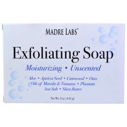 Madre Labs, Мыло-скраб с маслом марула и таману, а также маслом ши, без ароматизаторов, 5 унций (141 г)