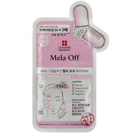 Leaders, Stepsolution, белая вельветовая маска Mela Off, 1 маска, 25 мл