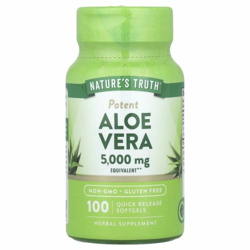 Nature's Truth, Алоэ вера, 5000 мг, 100 капсул быстрого действия