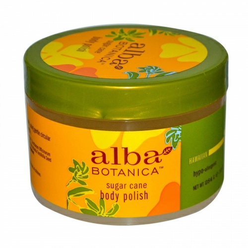 Alba Botanica, Скраб для тела с тростниковым сахаром, 10 унций (284 г)