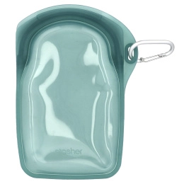 Stasher, Stasher, Go Bag, зеленый, 1 пакетик, 532 мл (18 жидк. унц.)