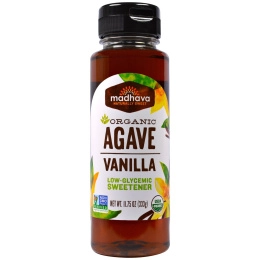 Madhava Natural Sweeteners, Органическая агава, ваниль, 333 г (11,75 унций)