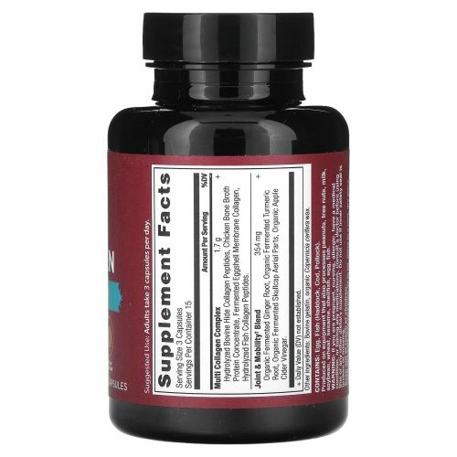 Dr. Axe / Ancient Nutrition, Multi Collagen, Joint + Mobility, 45 капсул