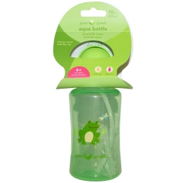 i play Inc., "Зеленые ростки", зеленая бутылочка аква, 10 унций (300 мл)