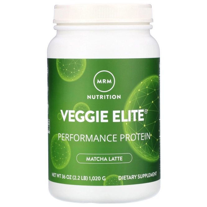 MRM, Veggie Elite Performance Protein, Matcha Latte, 2.2 lb (1,020 g)