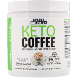 Sparta Nutrition, Keto Coffee, Caramel Macchiato, 8.5 oz (240 g)