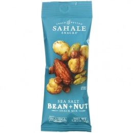 Sahale Snacks, Snack Mix, Sea Salt Bean + Nut, 9 Bags,1.25 oz (36 g) Each