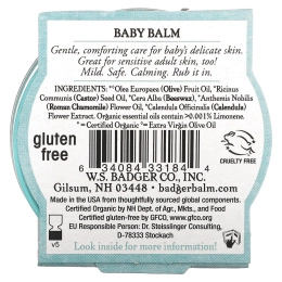 Badger Company, Детский бальзам, ромашка и календула, 0,75 унции (21 г)
