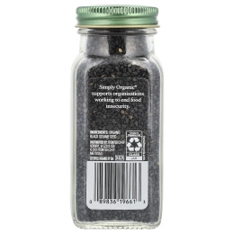 Simply Organic, Семена черного кунжута, 80 г (2,82 унции)