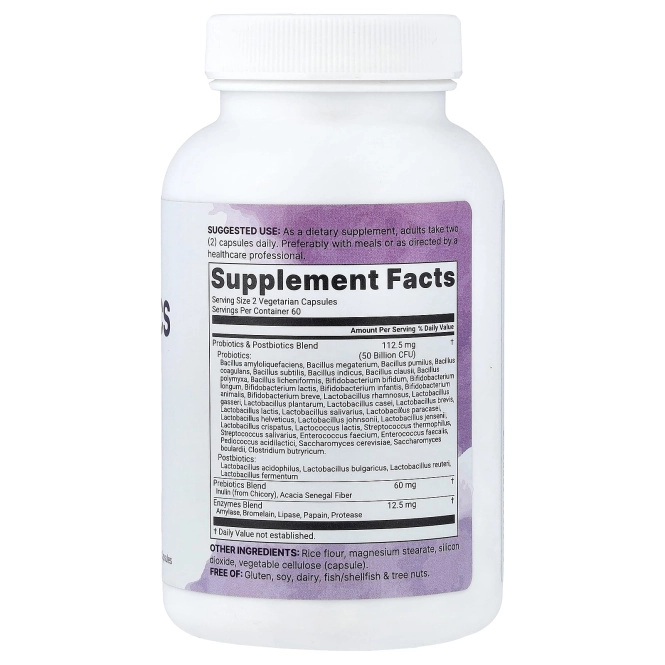 Micro Ingredients, пробиотики, 120 вегетарианских капсул