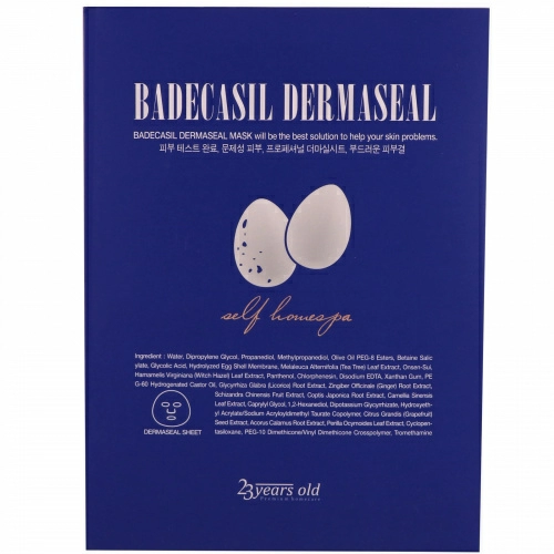 23 Years Old, Badecasil, маска Dermaseal, 1 салфетка