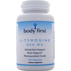 Body First, L-тирозин (500 мг) 120 капсул