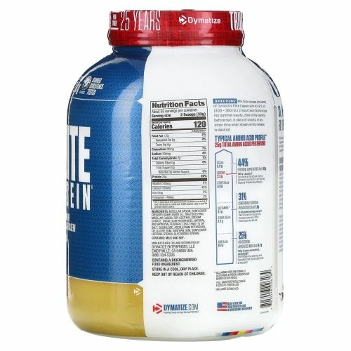 Dymatize Nutrition, Elite Casein, однородная ваниль, 1,8 кг