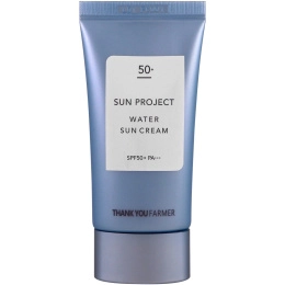 Thank You Farmer, Sun Project, Водостойкий солнцезащитный крем, солнцезащитный фактор SPF 50+, 50 мл (1,75 унций)