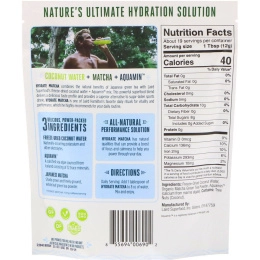 Laird Superfood, Гидратация, маття, кокосовая вода с аквамином, 8 унций (227 г)