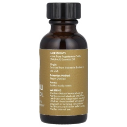Pure Body Naturals, 100% чистое эфирное масло, пачули, 30 мл (1 жидк. унц.)