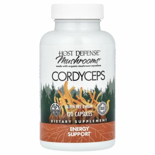 Fungi Perfecti, Кордицепс, 120 растительных капсул