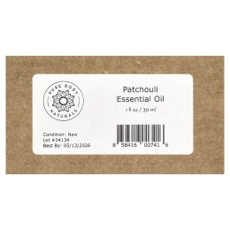 Pure Body Naturals, 100% чистое эфирное масло, пачули, 30 мл (1 жидк. унц.)