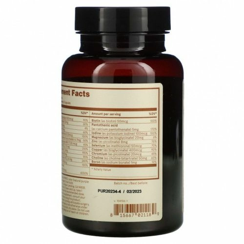 Puori, V, Мультивитамины и минералы, 60 капсул